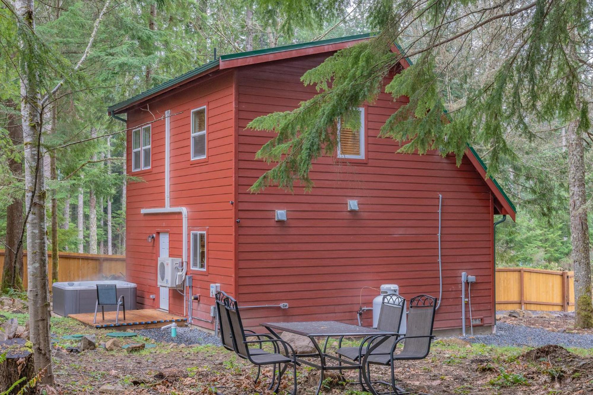 Mt. Rainier Cabin W/Hot Tub Ashford Ngoại thất bức ảnh